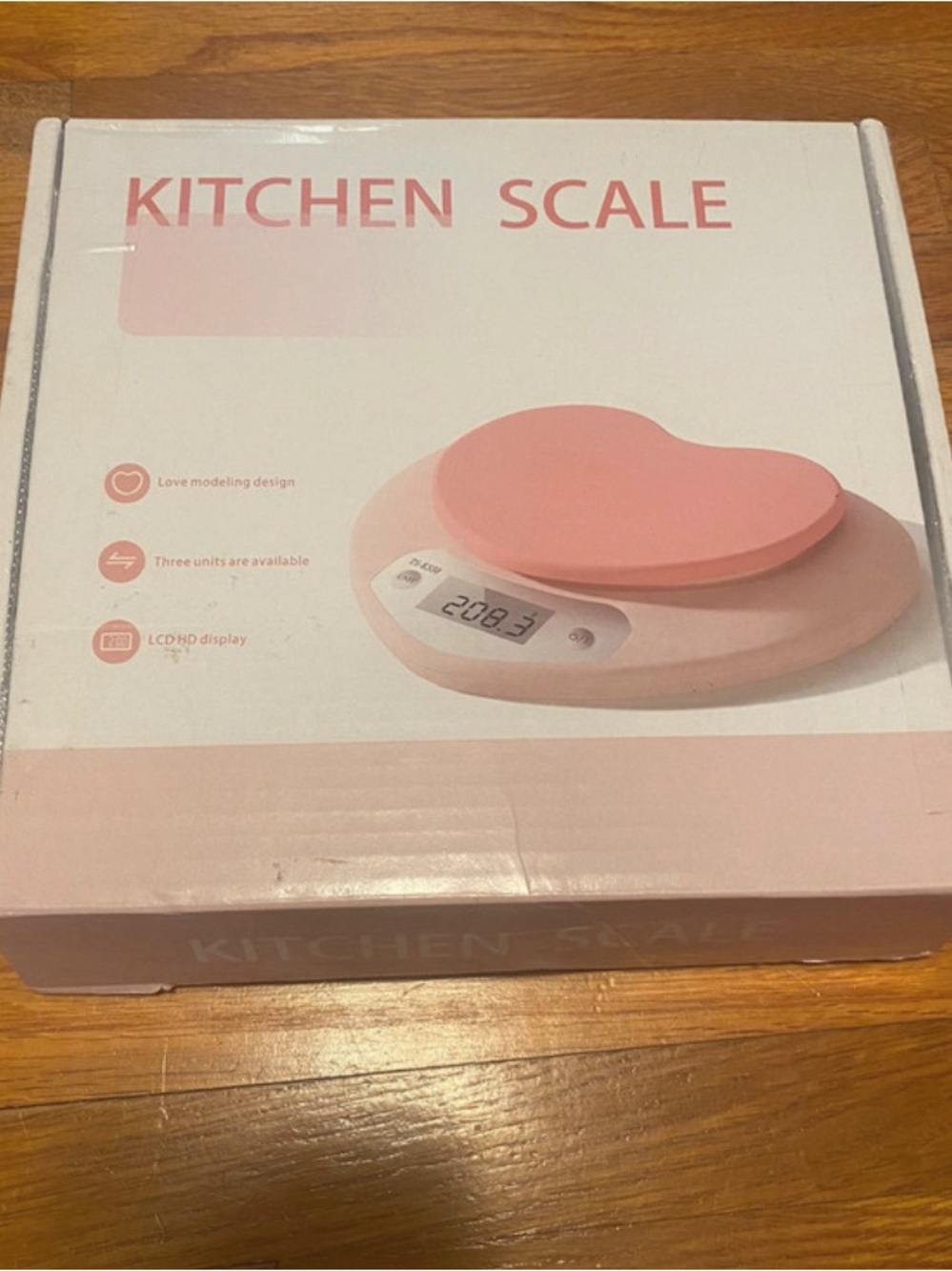 Pink heart Digital Kitchen Scale
